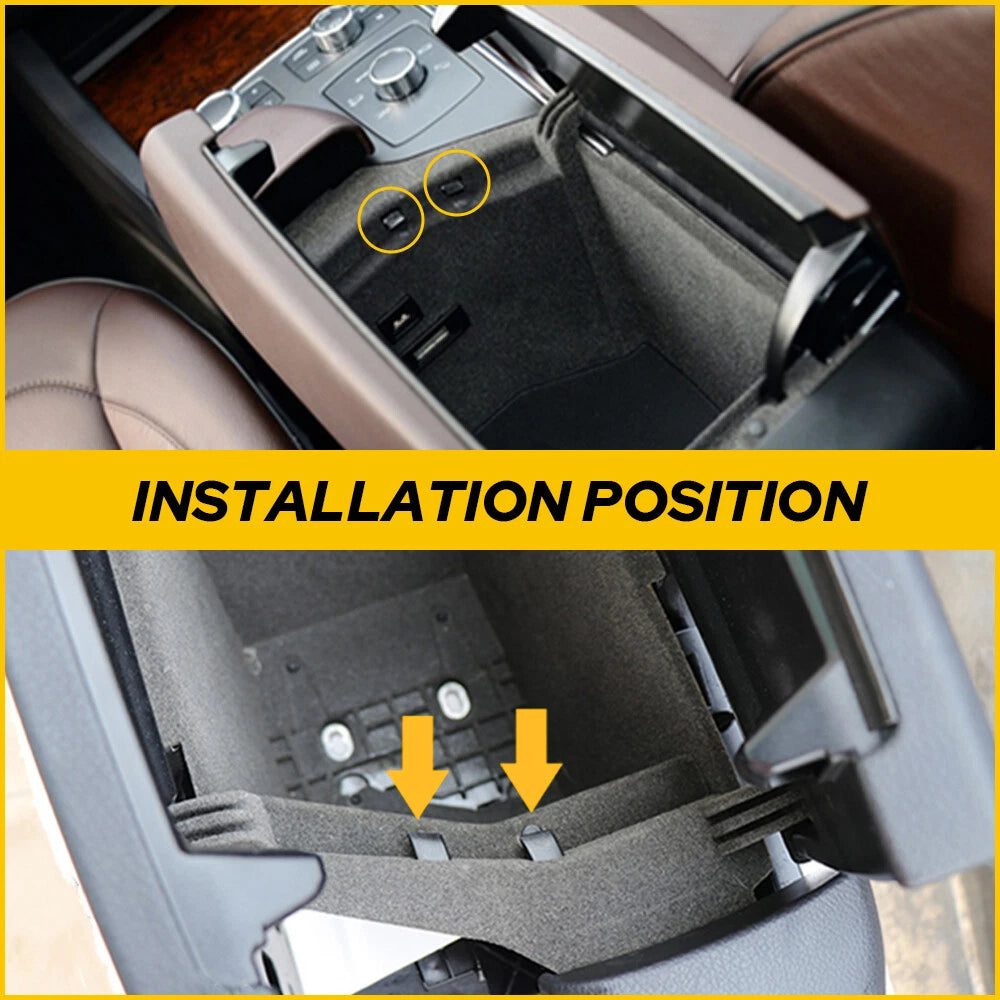 Armrest Latch Clip Set for Mercedes-Benz W166 X166 (2012–2019)