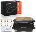Set of 4 Front Ceramic Brake Pads with Hardware for Kia Telluride (2020–2023)
