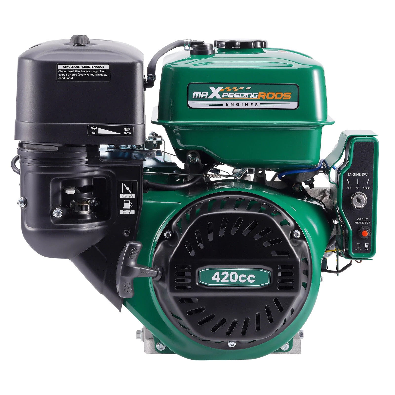 15HP 420cc Horizontal Engine Motor for Go-Kart (Gasoline, Electric Start)