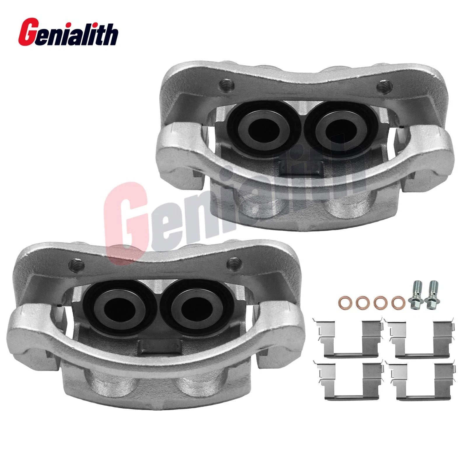 2X Front Brake Calipers w/ Bracket for GMC Canyon, Chevrolet Colorado (2004–2006)