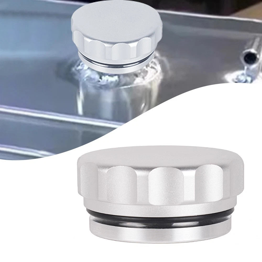 2X 2" Aluminium Weld On Filler Neck and Cap for Oil