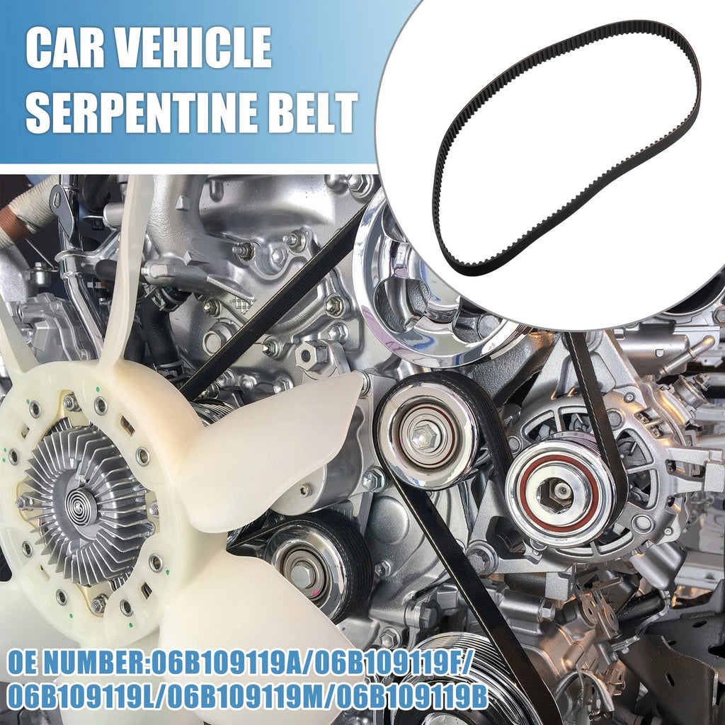 Serpentine Belt No. 06B109119A/06B109119F for Audi VW Beetle 