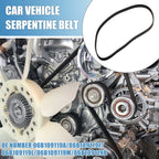 Serpentine Belt No. 06B109119A/06B109119F for Audi VW Beetle 
