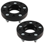 2X 1" T6 Wheel Spacers for Ford Bronco, Crown Victoria (5x4.5, 70.5mm Hub)