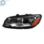 Driver Side Headlight for Volkswagen Passat (2012-2015) Halogen Black Housing