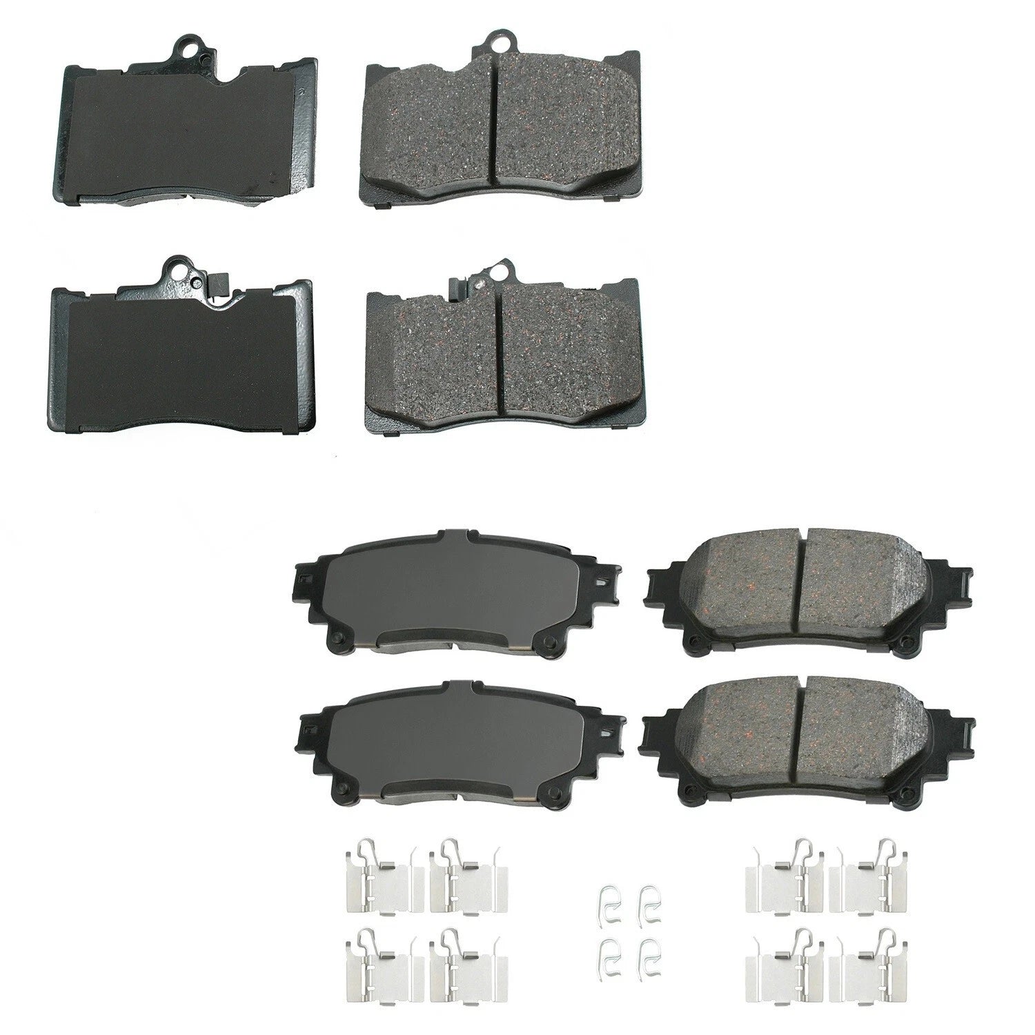 Set of 4 Akebono ProACT Ceramic Brake Pads for GS200t GS350 IS300 RC350 (2015–2020)