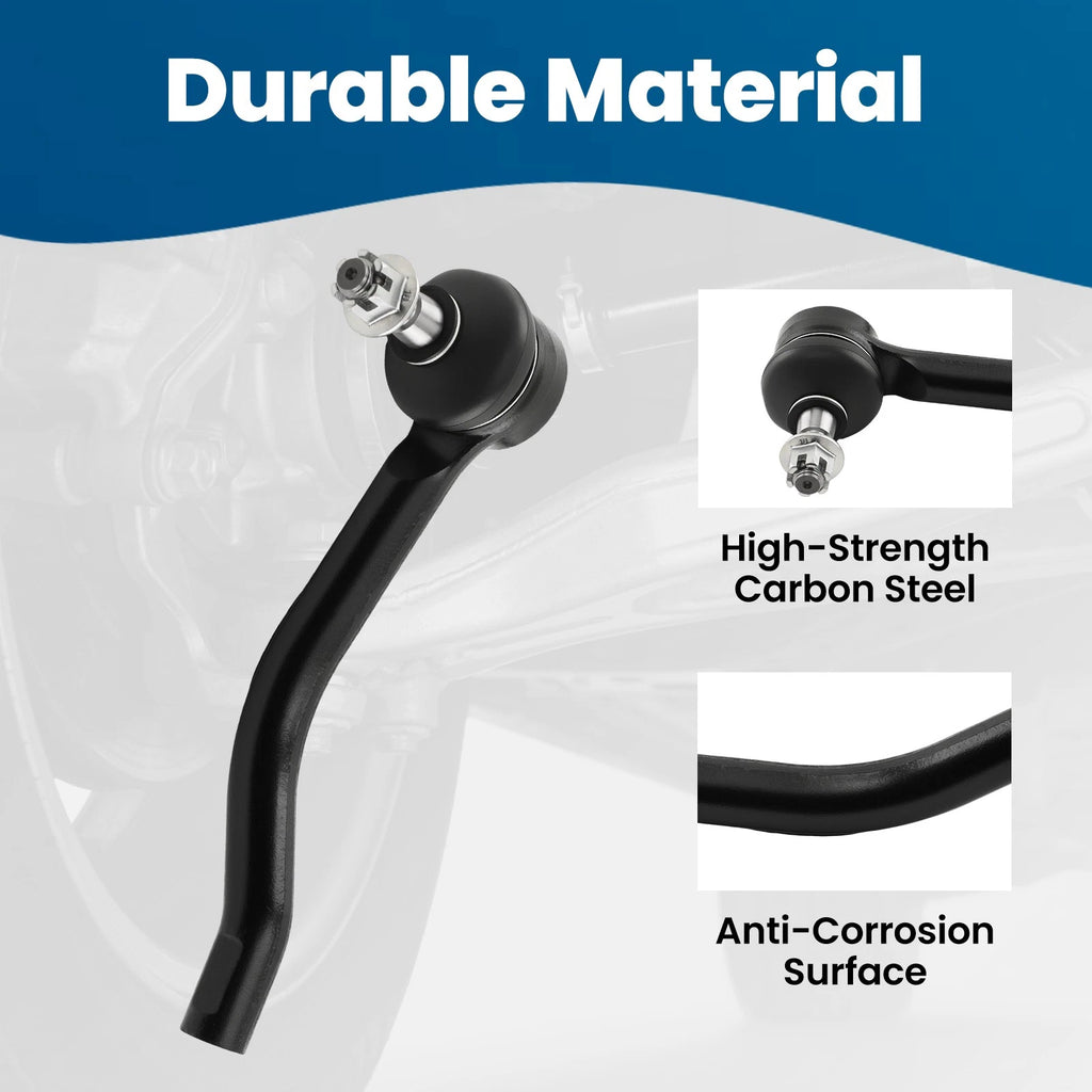 Set of 2 Front Left Right Tie Rod Ends for Nissan Altima Maxima Murano (2007–2018)