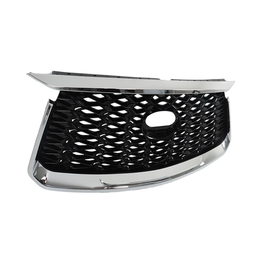 Front Radiator Upper Grille for Infiniti QX60 (2022–2023) Black Chrome