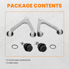 Suspension Kit with Upper Control Arms & Lower Ball Joints for Hummer H3 H3T (2006–2010)