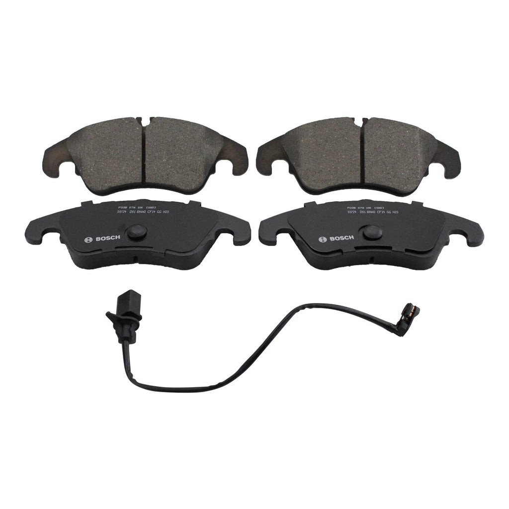 Set of 4 Bosch QuietCast Front Ceramic Brake Pads for Audi A4 A5 A6 Q5 S4 S5 (2008–2020)