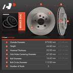 Front Disc Brake Rotors for BMW i3 I01 (2014-2021)