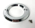 Round Chrome Bezel with Screws for 2.5 Inch LED Side Marker Lights (1Pcs)