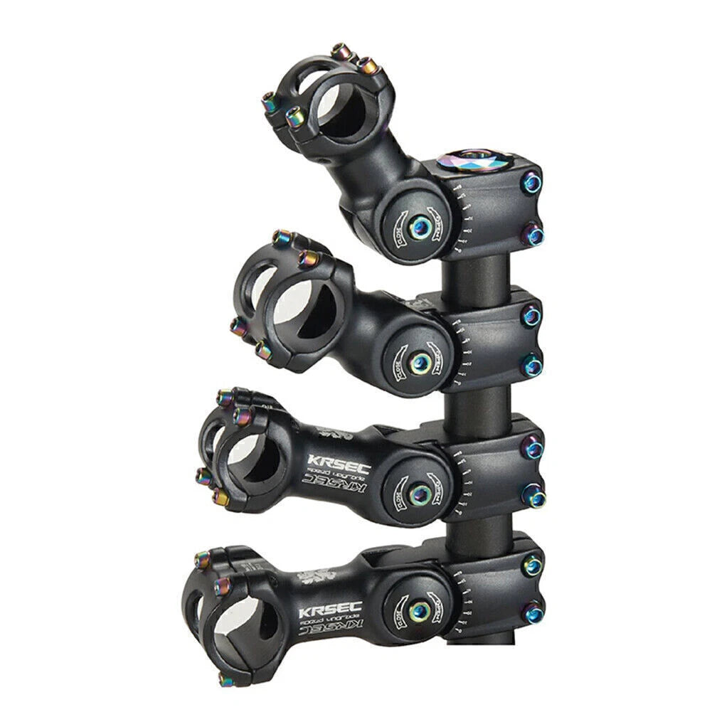 Adjustable Aluminum Handlebar Stem 25.4/31.8mm ±60° for MTB Road Bike