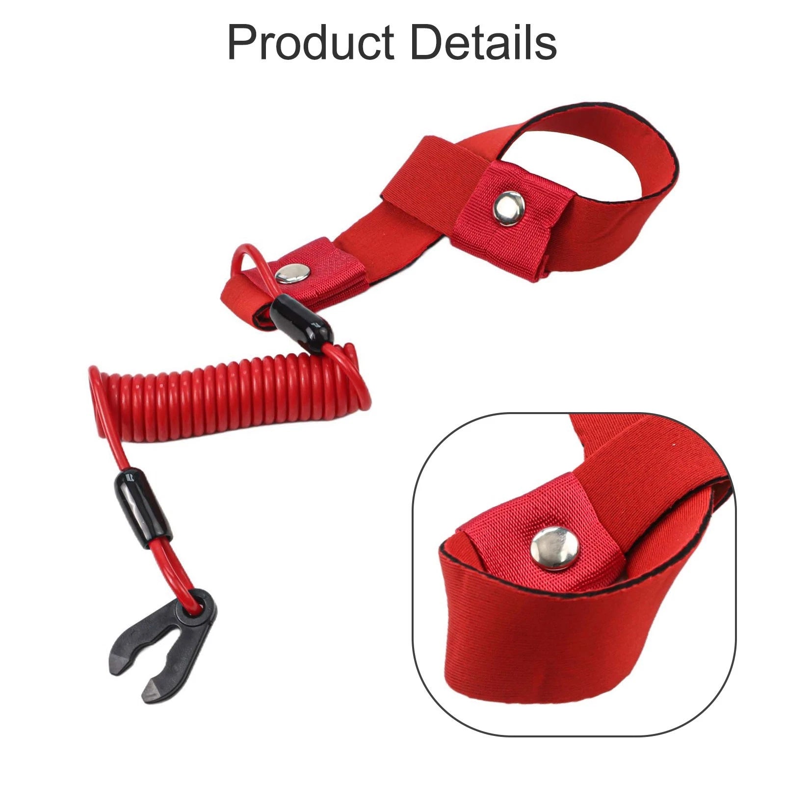 Safety Wrist Strap Rope for Jet Skis & Yachts (Water Resistant)