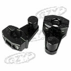 Aluminum 7/8" 22mm CNC Motorcycle Handlebar Mount Clamps for Bike