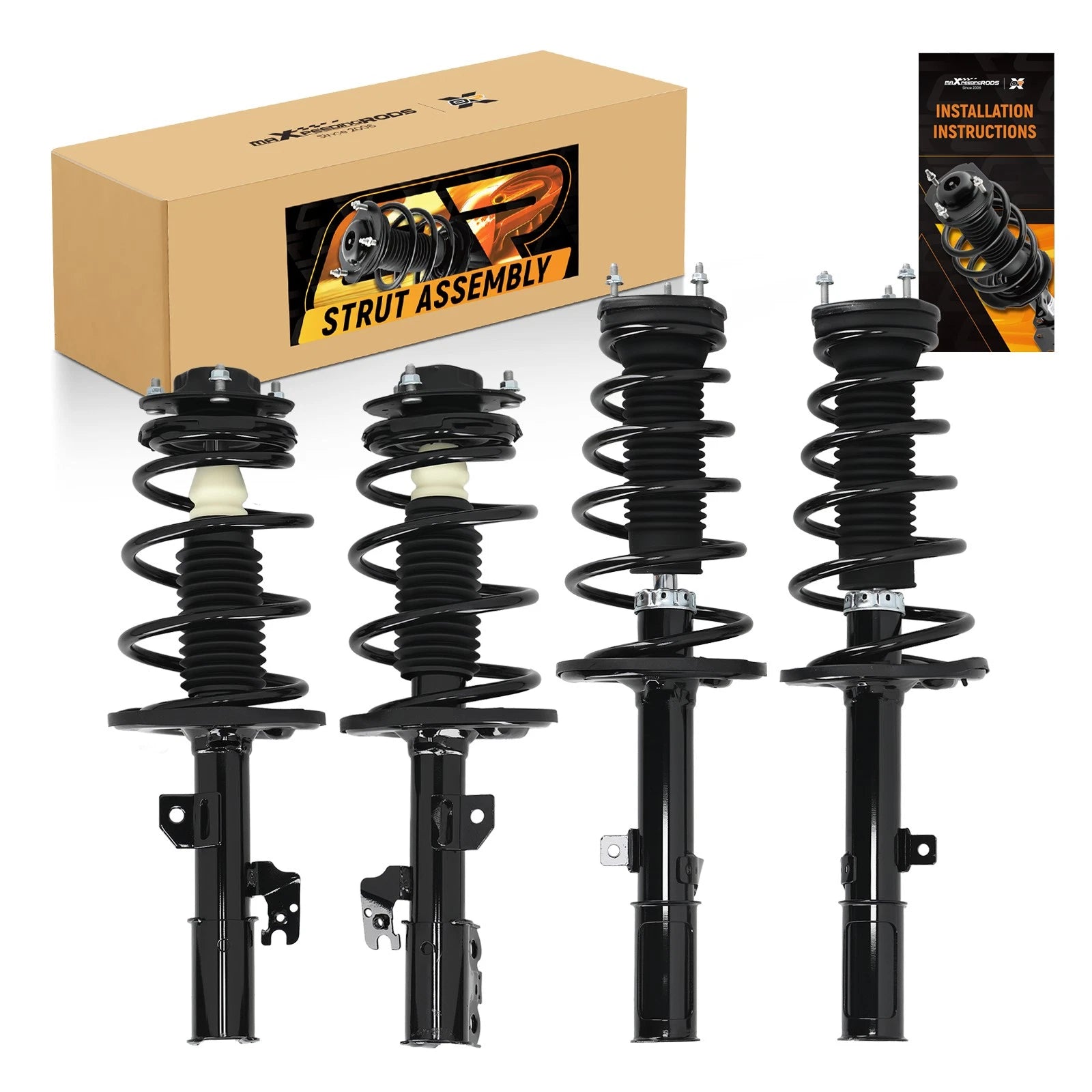 Set of 4 Struts Assembly for Toyota Camry Solara, Lexus ES330 (2004–2006)