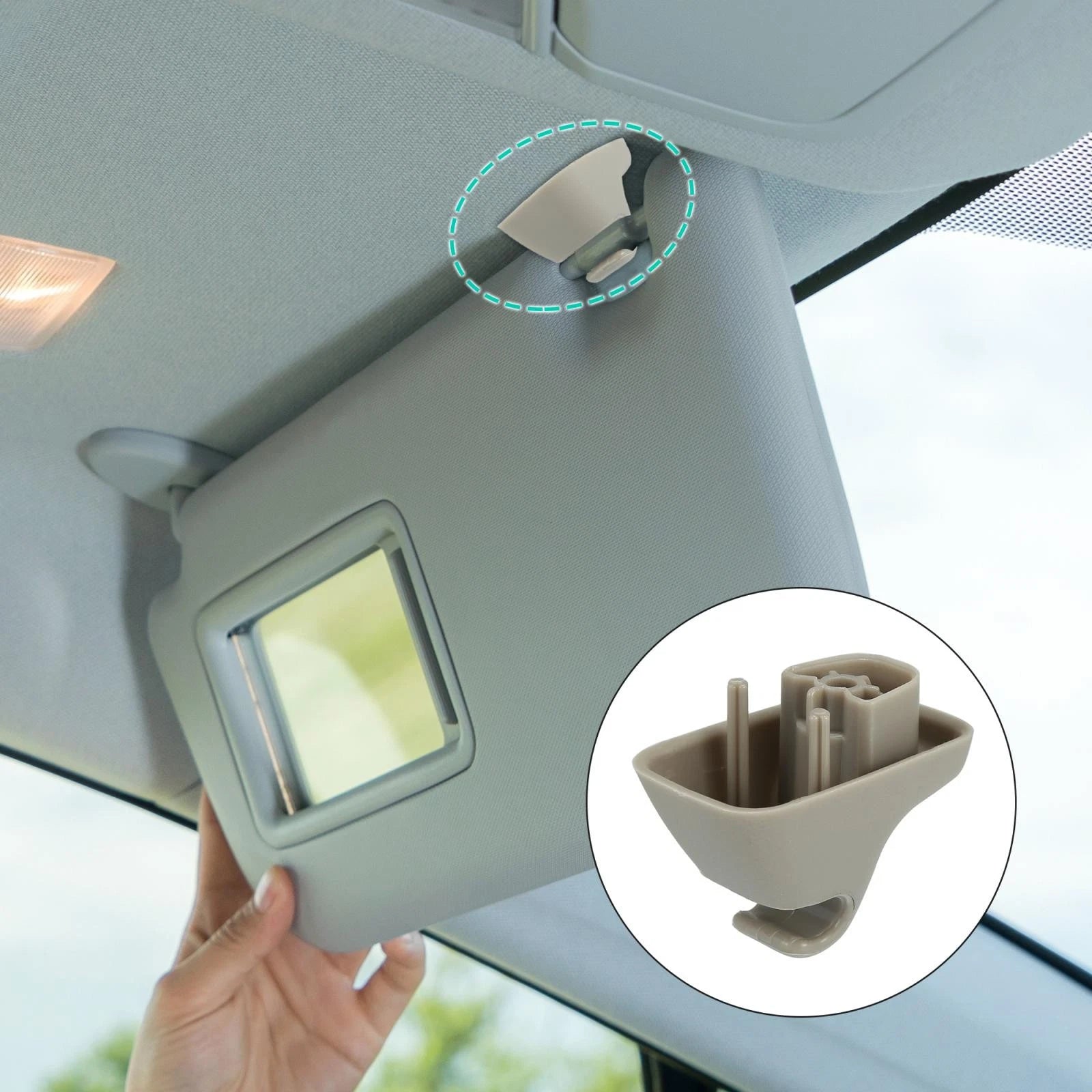 Sun Visor Hook Clip Bracket 1HS09BD1AA for Dodge 