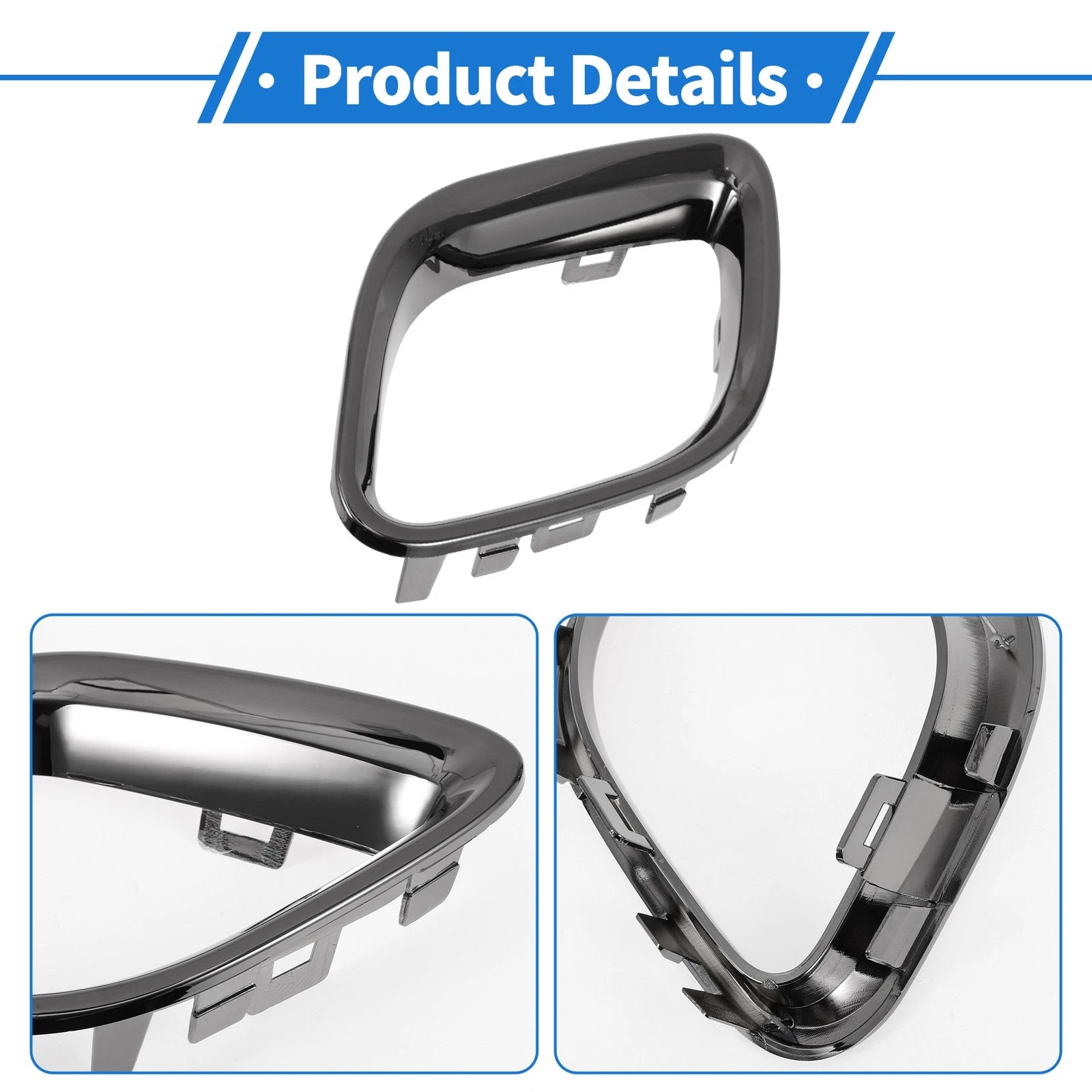 1 Pc Fog Light Grill for Buick Envision (2021–2023) No. 84925161 Black