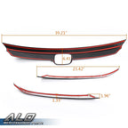 Carbon Look Grille Eyelid Overlay for Honda Accord (2018–2020)