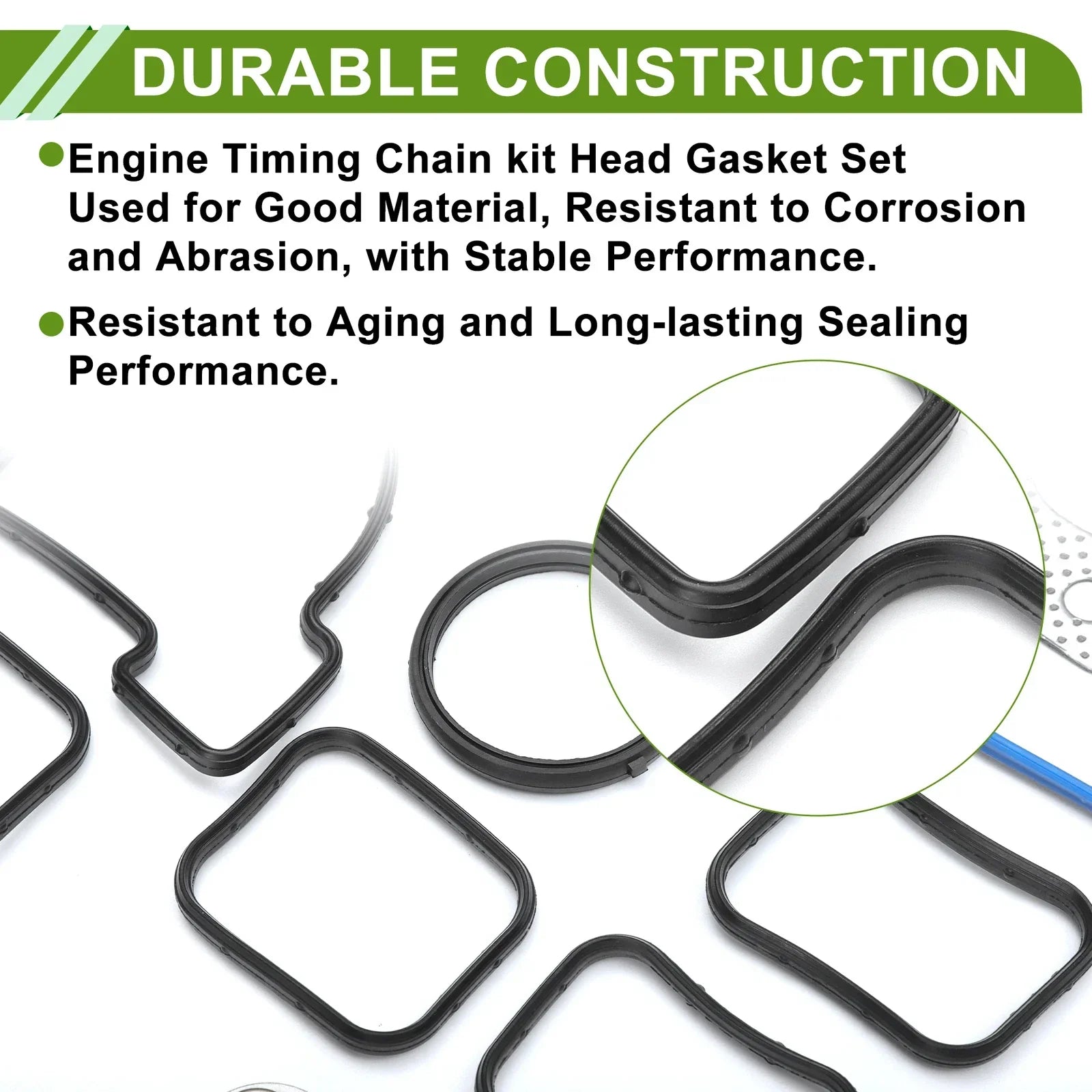 Engine Timing Cover Gasket Set for Dodge Durango 4.7L (2004-2007)