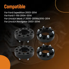 Set of 4 Wheel Spacers 1.5" 6x135mm for Lincoln Mark LT Navigator (2006–2014)