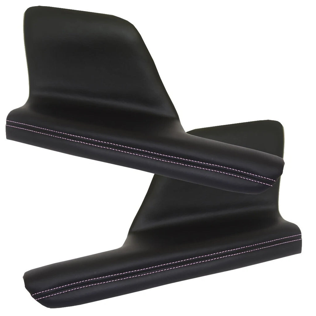 2X Door Armrest Leather Replacement for Honda Odyssey (2011–2017) Pink Stitch