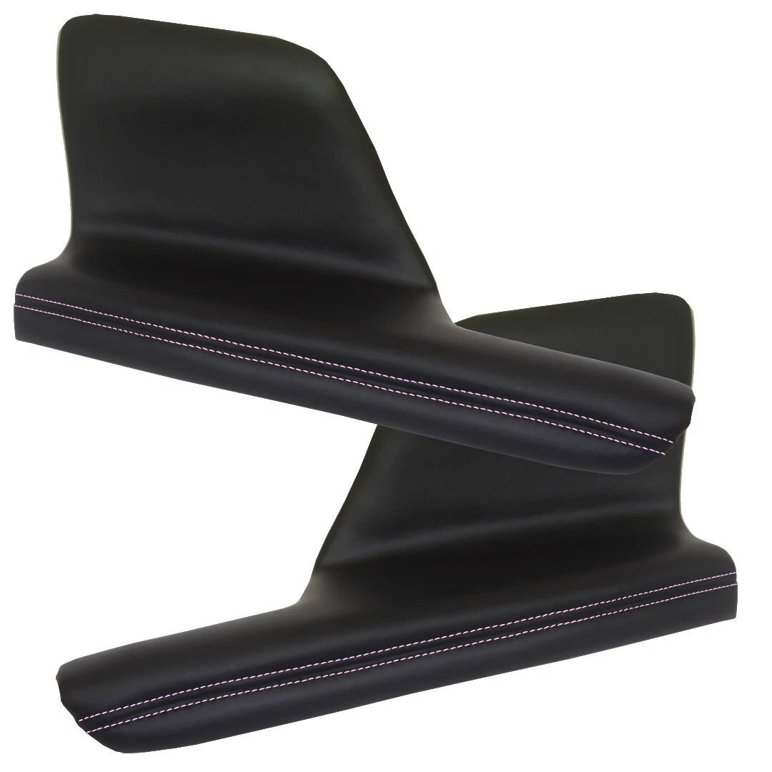 2X Door Armrest Leather Replacement for Honda Odyssey (2011–2017) Pink Stitch