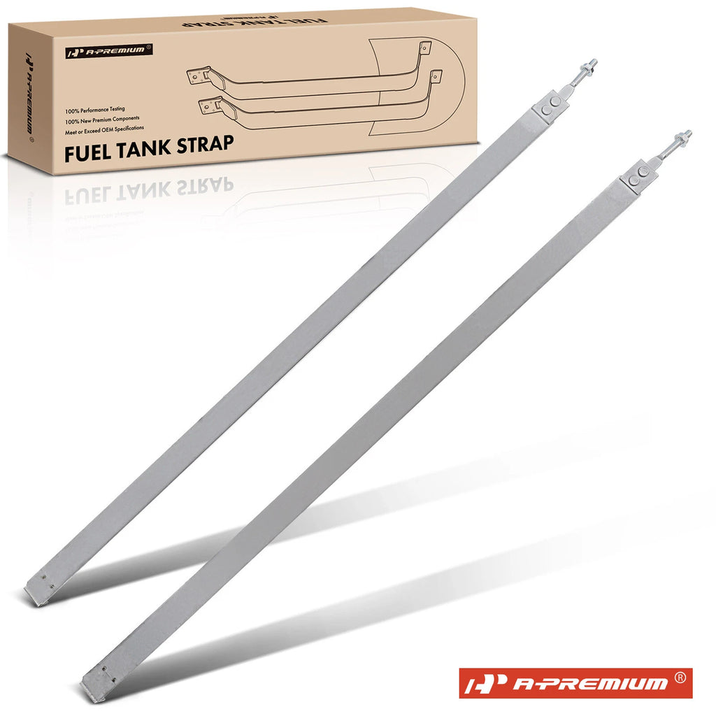 2X Steel Fuel Tank Straps for Chevrolet P20 P30 (1981–1999)
