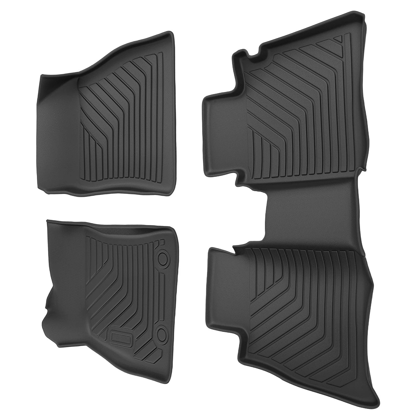 Set of 2 Waterproof Floor Liners for Nissan Sentra (2013–2019) TPE