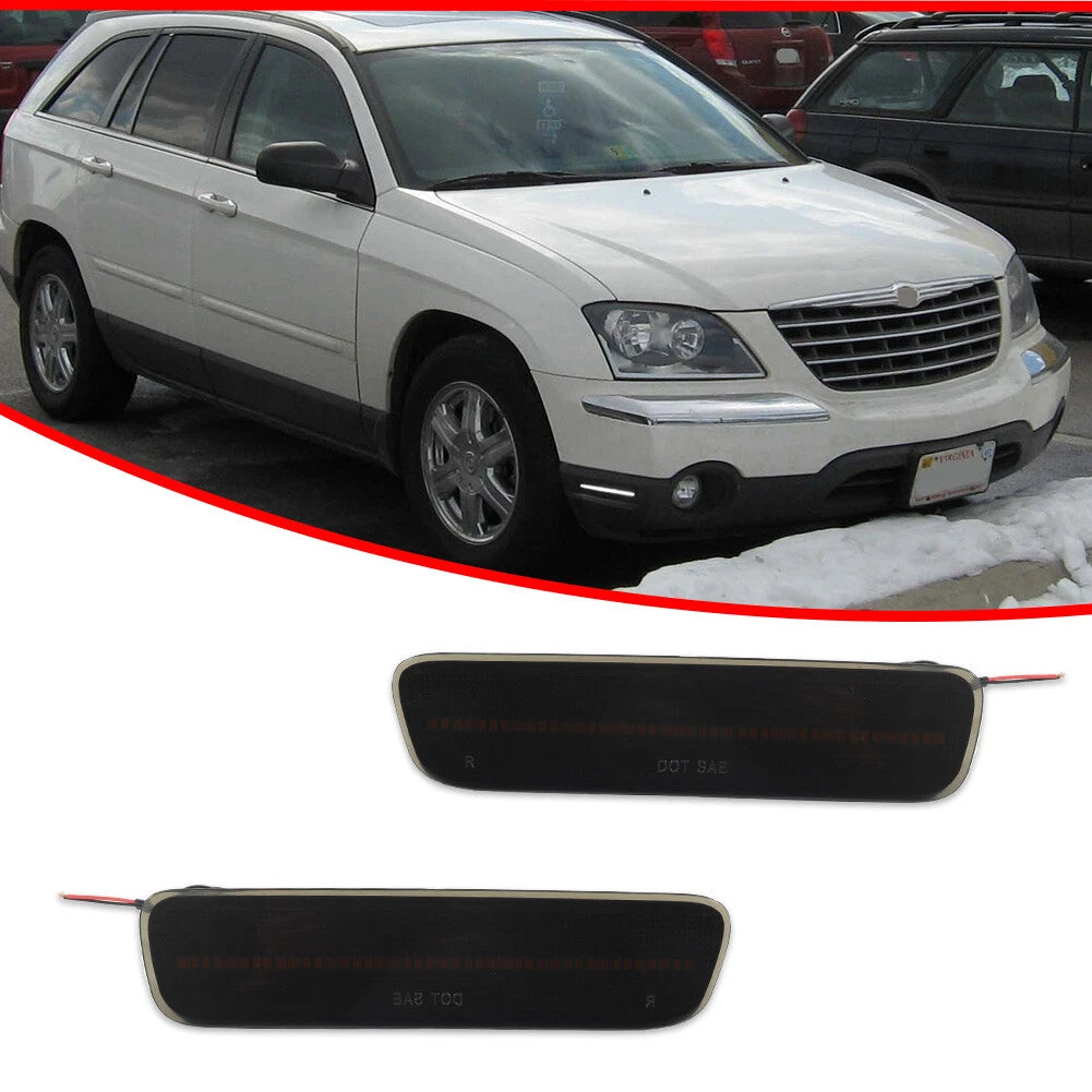 Smoked Lens LED Side Corner Signal Lights for Chrysler Pacifica (2004–2008)