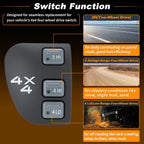 4WD 4x4 Switch for Chevrolet S10 Pickup, Blazer (1998–2004) 901-061