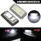 2Pcs LED 6000K License Plate Light for MINI Cooper R50 R52 R53 (2001–2006)