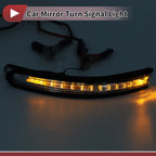Mirror Turn Signal Light for KIA Rio Pride (2012–2016) No. 876141W000 Left Black Clear