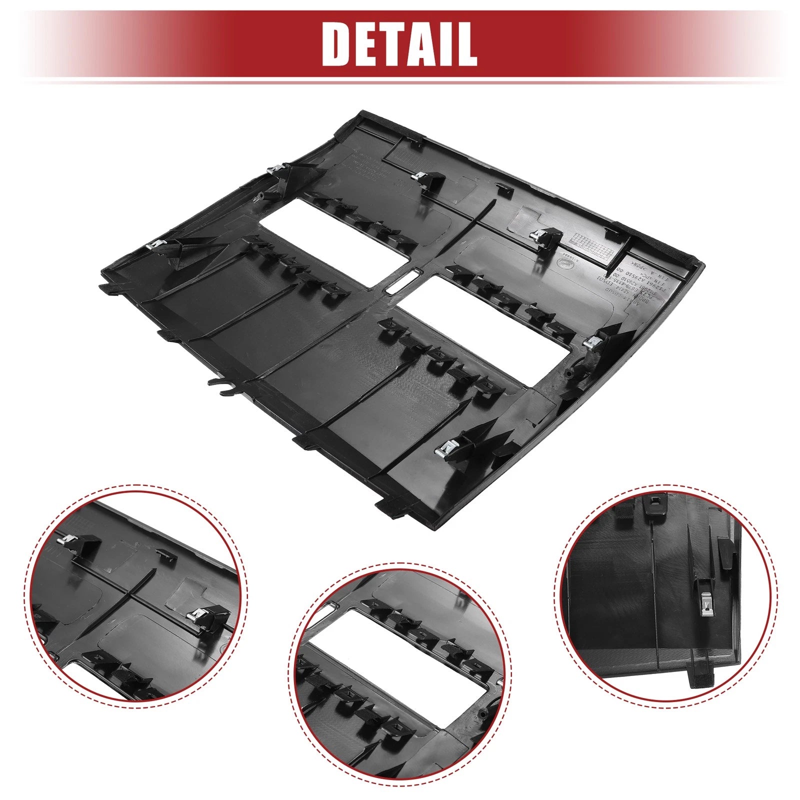 Front Dash Air Vent Trim Bezel for Nissan Versa (2007–2012) No. 68414-ED50C