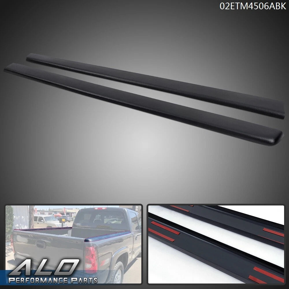 Set of 2 Bed Rail Caps for Silverado/Sierra 6'6" Bed (1999–2006)