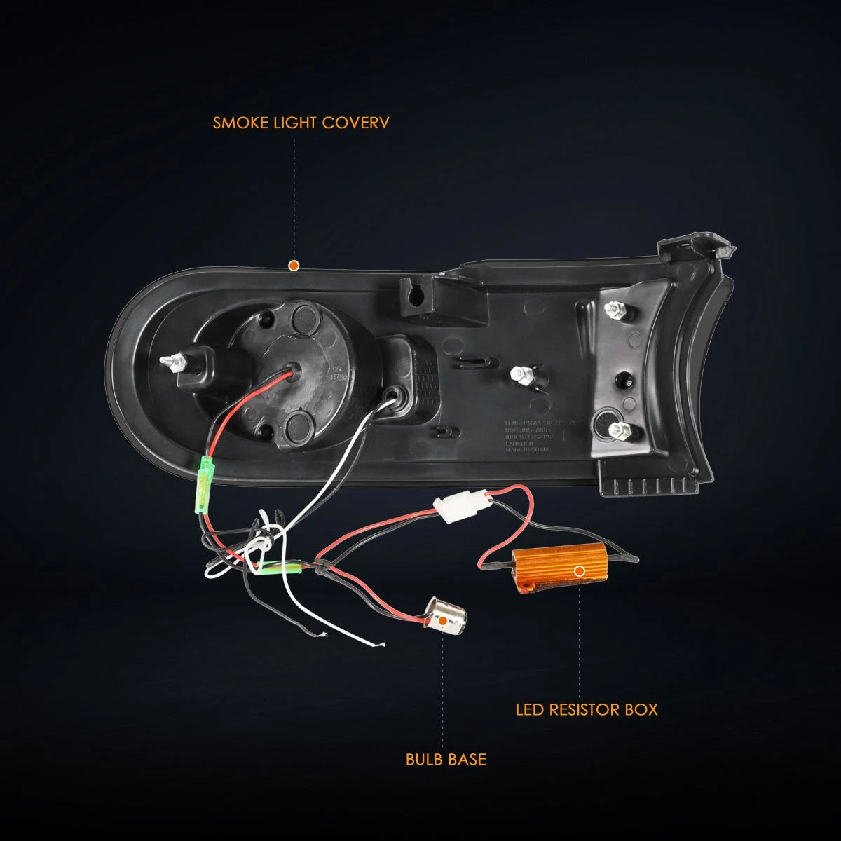 Projector Headlight for Mazda 3 (2014–2016) Black Housing Amber Corner
