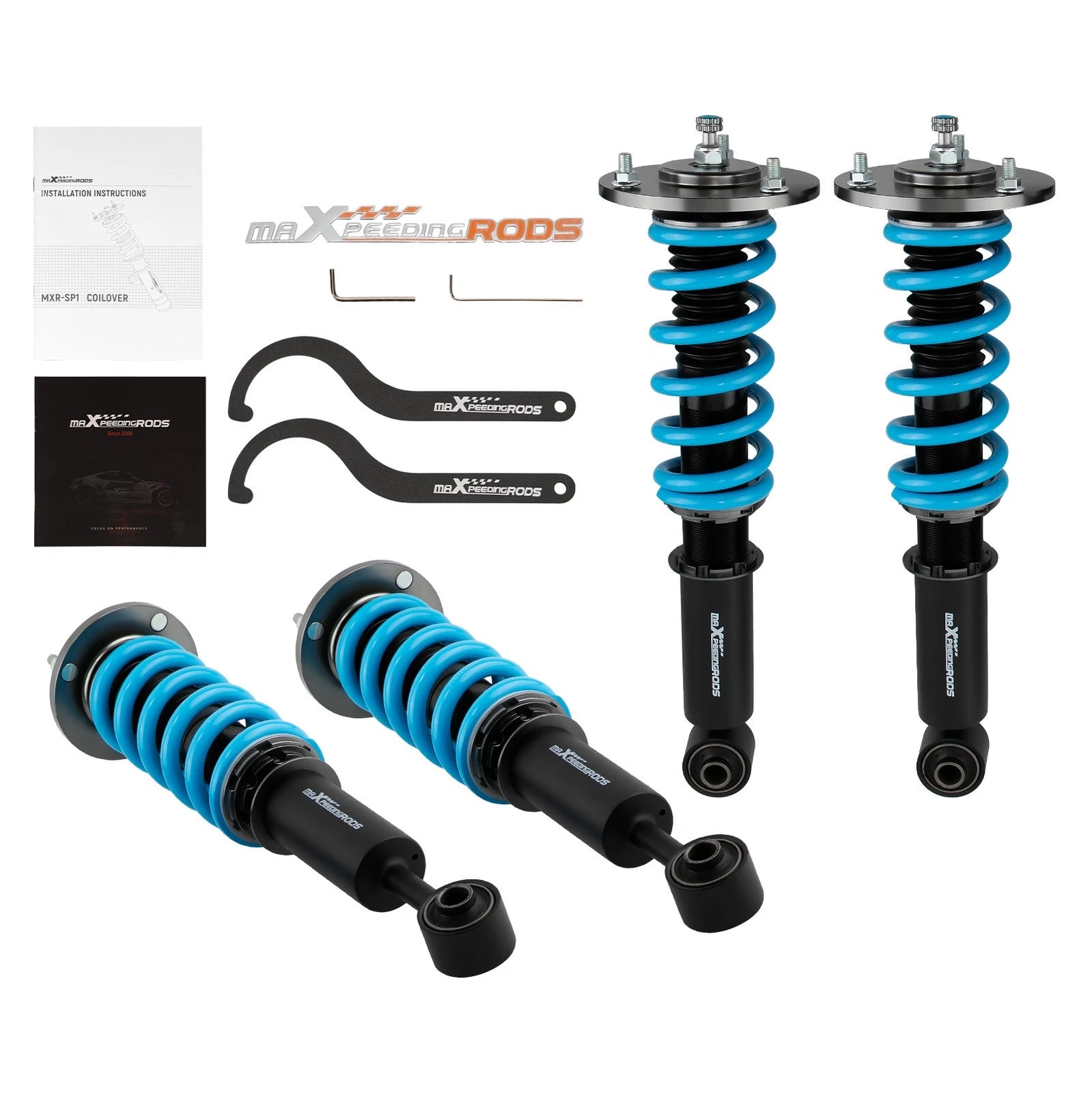 24 Way Adjustable Coilover Shocks Lowering Kit for Expedition Navigator (2003–2006)
