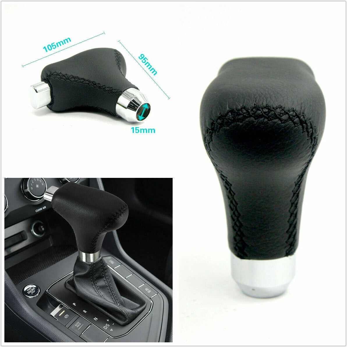 Automatic Shifter Lever Handle with Chrome Button for Honda Accord Civic (1994–1997)