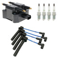 Ignition Coil & NGK G-Power Spark Plug Wire Set for Dodge Neon SX (1995–1999)