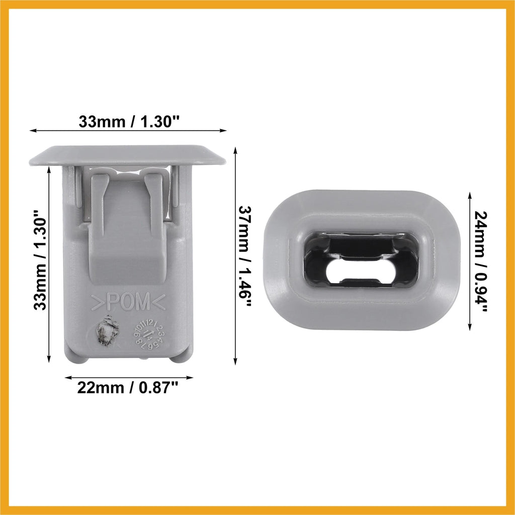 Set of 4 Rear Seat Cushion Pad Clips for Mercedes-Benz CLA250 (2014–2019)
