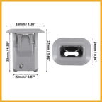 Set of 4 Rear Seat Cushion Pad Clips for Mercedes-Benz CLA250 (2014–2019)