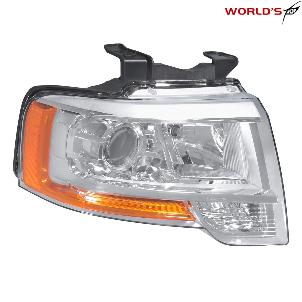 Halogen Projector Headlight for Ford Expedition (2015–2017) Chrome Right