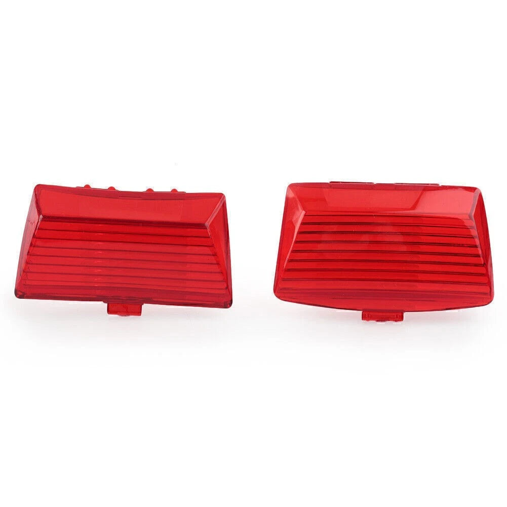 2X Fender Tips Mud Guard Light Lens for Harley Touring Ultra Classic