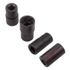 Set of 5 Twist Socket Removers for Damaged Lug Nut Locks (17-22mm)