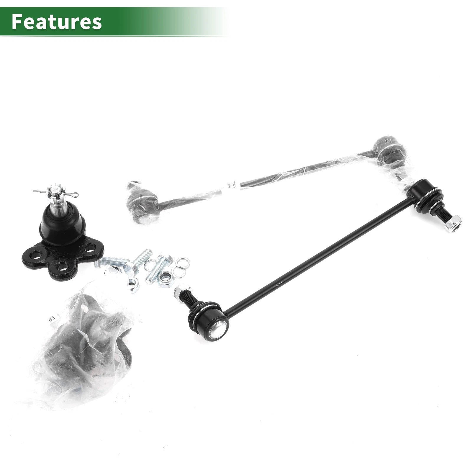 Set of 4 Front Suspension Kit Sway Bar Link Ball Joint for Chevrolet Equinox 