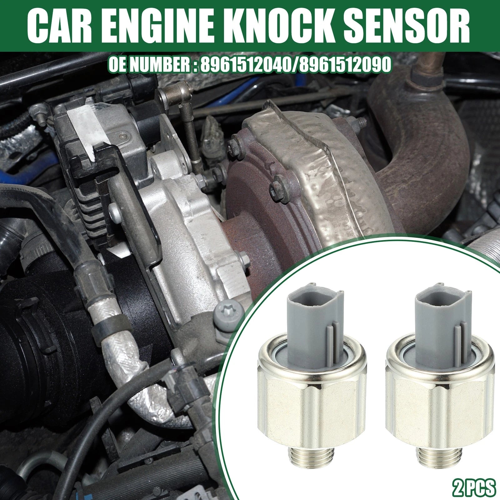 2X Engine Ignition Knock Sensor for Toyota Camry (1994–2001) No. 8961512040