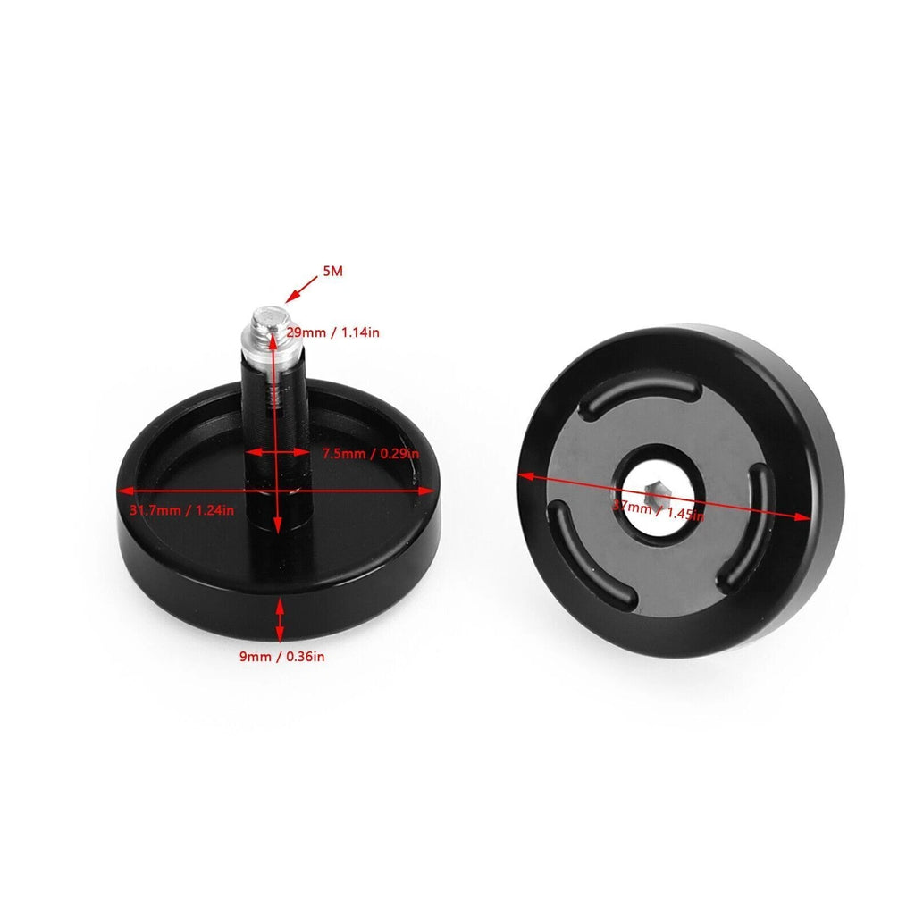 Aluminum Frame Caps Blanking Plugs for Tiger 800 XRX XCA XCX (2011–2018)