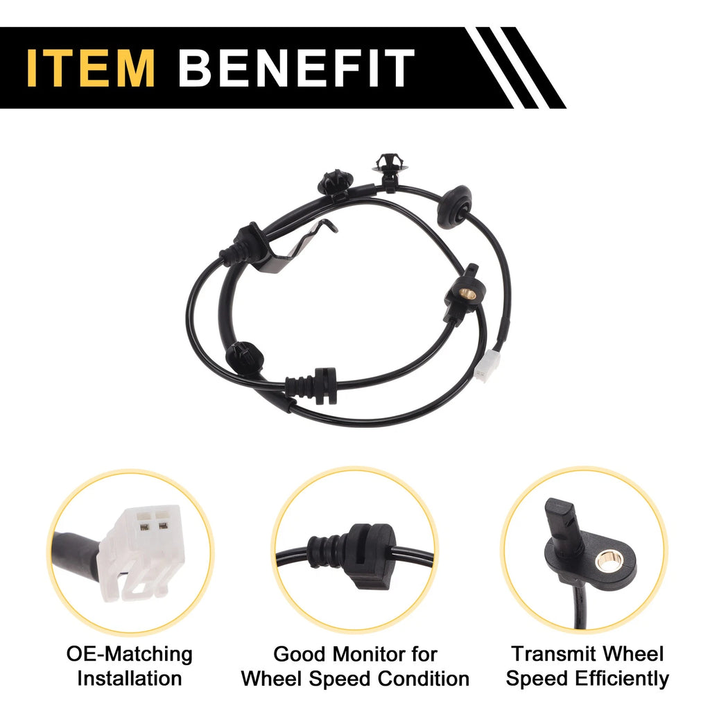 ABS Wheel Speed Sensor No. 57470TJ0M01 for Honda City (2012–2014) Rear Right
