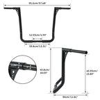 1-1/4" 18" Ape Hanger Handlebar for Harley Electra Glide (1982–2024)