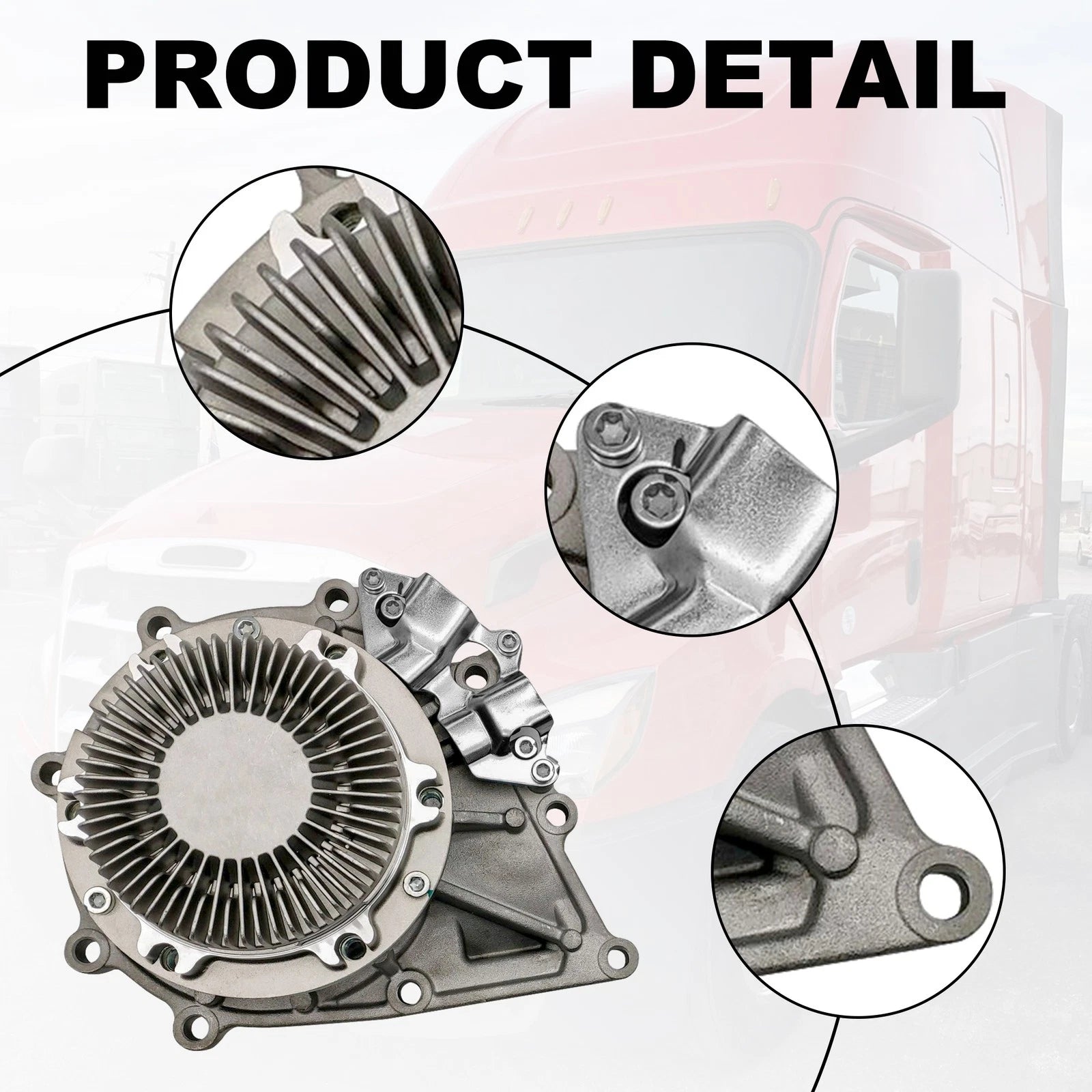 Water Pump for Freightliner Western Star DD15 (2008–2022)